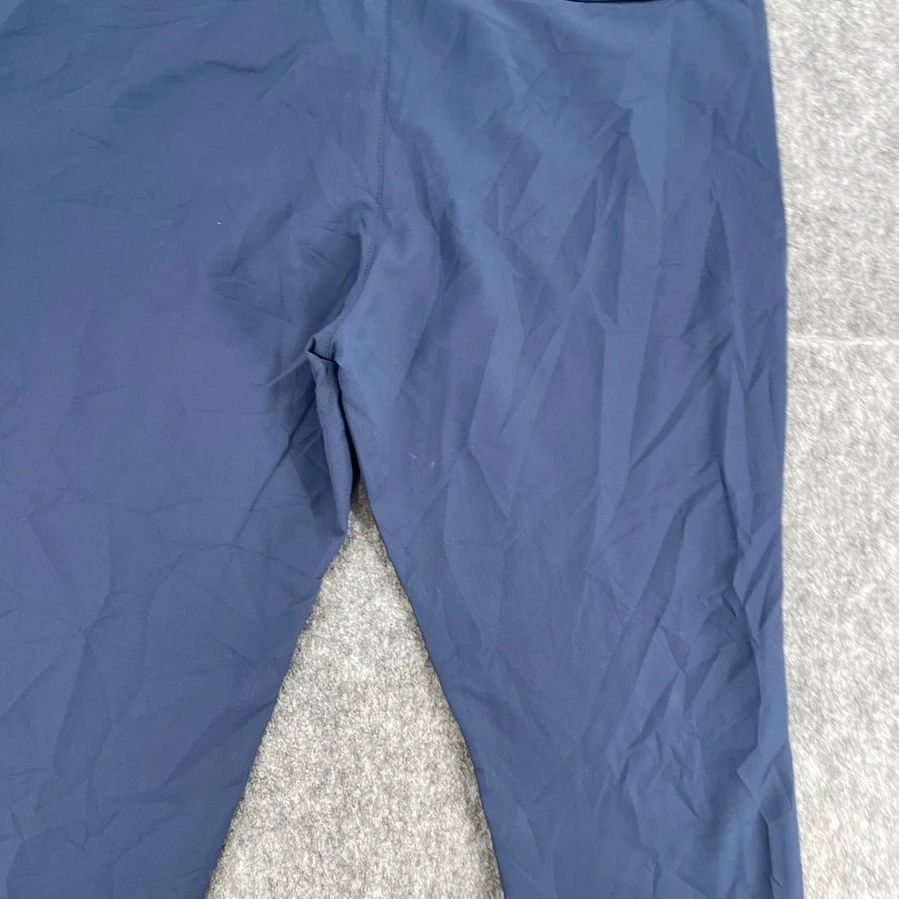 Banana Republic Chino Pants Mens 38x27 Navy Blue Performance Core Temp Slim Fit